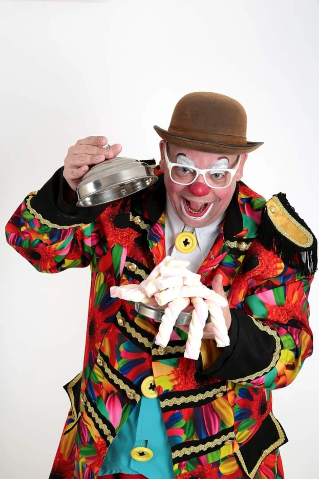Echte studiofoto van Clown Spekkie